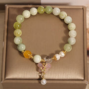 FREE Today: Luck and Prosperity Natural Butterfly Serpentine Jade Yanyuan Agate Bracelet - image 4