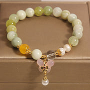 FREE Today: Luck and Prosperity Natural Butterfly Serpentine Jade Yanyuan Agate Bracelet - image 3