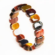 Buddha Stones Natural Colored Tiger Eye Oval Beads Strength Bracelet - image 3