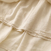 Buddha Stones Summer Solid Color Elastic Waist Drawstring Women's Skirt - image 25