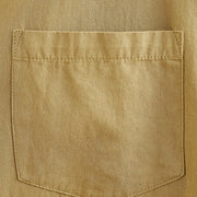 Buddha Stones Commute Plain Half Buttons Accordion Pleats Design Women's Cotton Linen Shirt - image 11