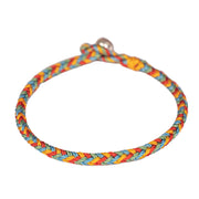 FREE Today: Luck Protection 925 Sterling Silver Eight Thread Peace Knot Colorful Rope Bracelet - image 13