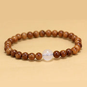 Buddha Stones Kuka Seed White Crystal Luck Bracelet - image 5