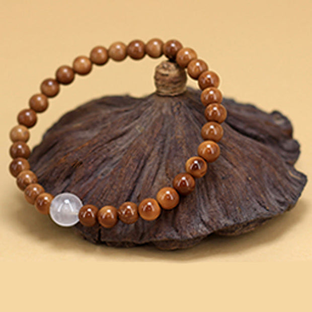 Buddha Stones Kuka Seed White Crystal Luck Bracelet - image 7