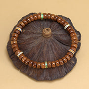 Buddha Stones Kuka Seed Protection Luck Bracelet