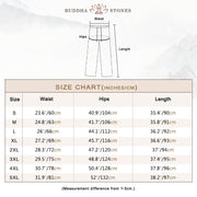 Buddha Stones 2Pcs Long Sleeve Shirt Top With Pockets Drawstring Pants Meditation Cotton Linen Clothing Women's Set