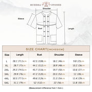 Buddha Stones Vintage Plain Tang Suit Chinese Frog-Button Cotton Linen Men's Shirt Jacket With Pockets