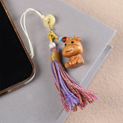 FREE Today: Healing and Calm Sandalwood 12 Chinese Zodiac Colorful Tassel Accessories Keychain - image 15