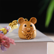 FREE Today: Healing and Calm Sandalwood 12 Chinese Zodiac Colorful Tassel Accessories Keychain - image 9