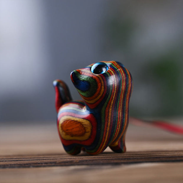 FREE Today: Reduce Stress and Positive Rainbow Eucalyptus Cute Cat Animals Decoration - image 2