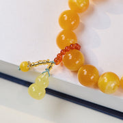 FREE Today: Balance Emotions and Confidence Amber Gourd Multilayer Bracelet - image 4