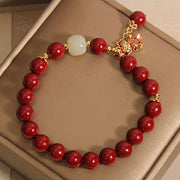 FREE Today: Blessing and Calm Natural Lucky Cat Pendant Cinnabar Bracelet - image 10