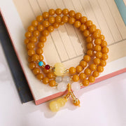 FREE Today: Balance Emotions and Confidence Amber Gourd Multilayer Bracelet - 6mm Amber(Wrist Circumference: 14-16cm) - image 10