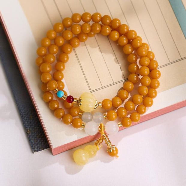 FREE Today: Balance Emotions and Confidence Amber Gourd Multilayer Bracelet - 6mm Amber(Wrist Circumference: 14-16cm) - image 10