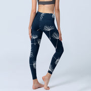 Buddha Stones White Dandelions Print Gym Leggings Women's Yoga Pants - image 5