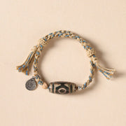 FREE Today: Wealth and Protection Handmade Tibetan Dzi Bead Braided String Bracelet - image 12