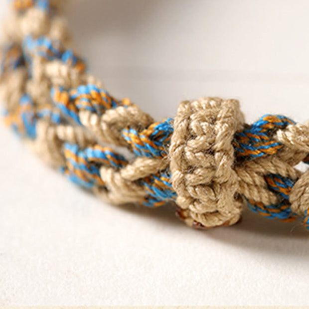 FREE Today: Wealth and Protection Handmade Tibetan Dzi Bead Braided String Bracelet - image 10