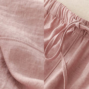 Buddha Stones Summer Drawstring Design Women's Wide Leg Pants With Pockets - image 5