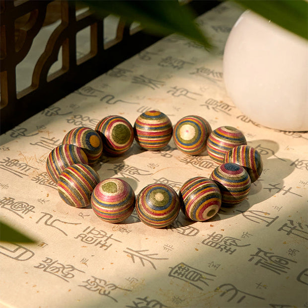 FREE Today: Positive and Balance Colorful Rainbow Eucalyptus Bracelet