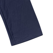 Buddha Stones Solid Color Buttons Drawstring Men's Cotton Pants With Pockets - image 5