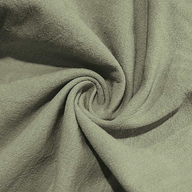 Buddha Stones Solid Color Buttons Drawstring Men's Cotton Pants With Pockets - image 21