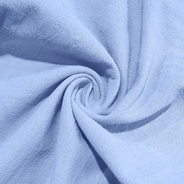 Buddha Stones Solid Color Buttons Drawstring Men's Cotton Pants With Pockets - image 29