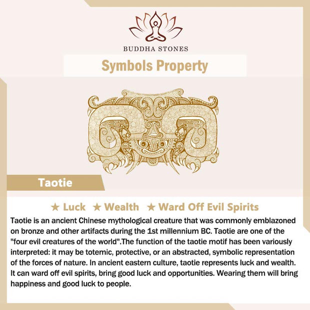 Buddha Stones Taotie Om Mani Padme Hum Copper Plated Silver Wealth Necklace Pendant - image 6