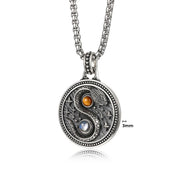 FREE Today: Harmony and Wealth Snake Yin Yang Symbol Copper Necklace Pendant - image 5