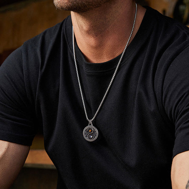 FREE Today: Harmony and Wealth Snake Yin Yang Symbol Copper Necklace Pendant - image 11
