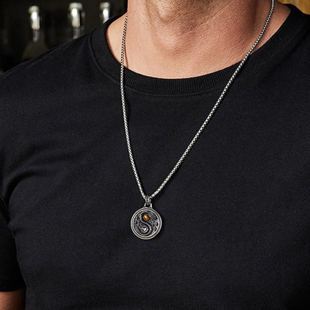 FREE Today: Harmony and Wealth Snake Yin Yang Symbol Copper Necklace Pendant - image 12