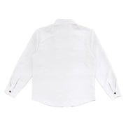 Buddha Stones Solid Color Buttons Fall Long Sleeve Linen Men's Shirt - image 9