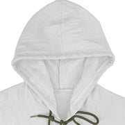 Buddha Stones Solid Color Long Sleeve Hooded Drawstring Buttons Linen Men's Shirt - image 7
