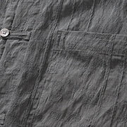 Buddha Stones Summer Short Sleeve Buttons Men's Shirt With Two Pockets - image 8
