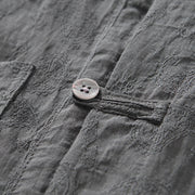Buddha Stones Summer Short Sleeve Buttons Men's Shirt With Two Pockets - image 7