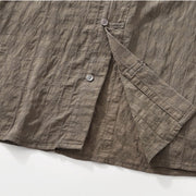 Buddha Stones Summer Short Sleeve Buttons Men's Shirt With Two Pockets - image 23