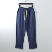 Buddha Stones 2Pcs Summer V-Neck Cotton Shirt Pants With Pockets Men's Meditation Cloth Set - image 20