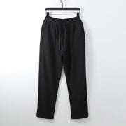 Buddha Stones 2Pcs Lace-up Cotton Kimono Pants With Pockets Men's Meditation Cloth Set - image 9