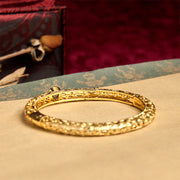 FREE Today: Luck Healing Cloud Pattern Jade Copper Bracelet Bangle 2.36 IN (60 MM) - image 3