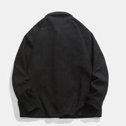 Buddha Stones Long Sleeve Frog-button Design Men's Polyester Jacket Shirt With Pockets - image 12