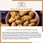 Buddha Stones Ultra-fine Olive Pit Lotus Inner Strength Double Circle Bracelet - image 6