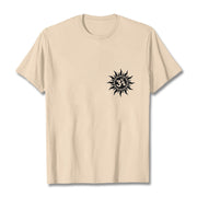 Buddha Stones Sun OM Symbol Design Tee T-shirt - Bisque - 2XL - image 12