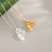 Buddha Stones 925 Sterling Silver PiXiu Dorje Vajra Wealth Necklace Pendant - image 2
