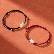 FREE Today: Luck Connection Faceless Cat Head Red String Shell Bracelet - image 8
