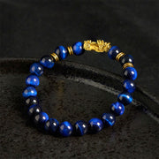 Buddha Stones Various Color Tiger Eye Beads Spacer Beads Pixiu Wealth Courage Bracelet - image 12