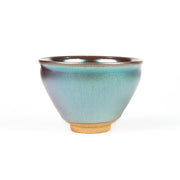 Buddha Stones Handmade Chinese Jianzhan Lotus Flower Blue Purple Ceramic Teacup Kung Fu Tea Cup 150ml - image 9