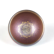 Buddha Stones Handmade Chinese Jianzhan Golden Lotus Flower Ceramic Teacup Kung Fu Tea Cup 150ml - image 7