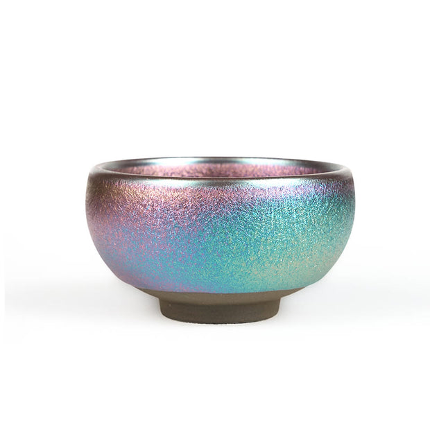 Buddha Stones Handmade Chinese Jianzhan Koi Fish Lotus Leaf Ceramic Teacup Kung Fu Tea Cup 150ml - image 18