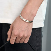 FREE Today: Wealth and Luck Bagua Mantra Symbol Copper Plated Silver Bracelet Bangle - image 10