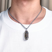 FREE Today: Focus and Peace Om Mani Padme Hum Prayer Wheel Copper Necklace Pendant - image 14