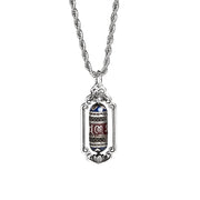 FREE Today: Focus and Peace Om Mani Padme Hum Prayer Wheel Copper Necklace Pendant - image 5